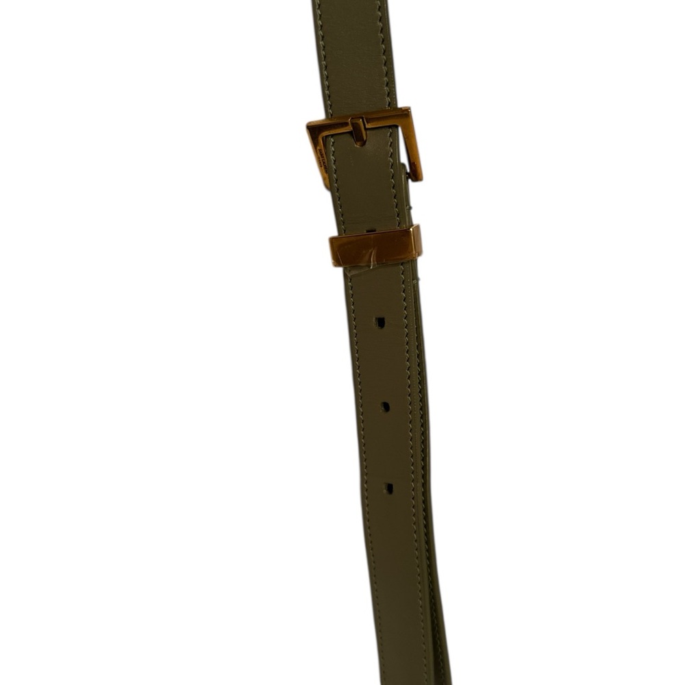 Saint Laurent Manhattan Shoulder Bag in Olive Green Leather - Picture 12 of 12